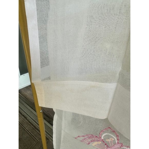 Pottery Barn Kids Flutterflies Pole Pocket Sheer - Picture 5 of 9